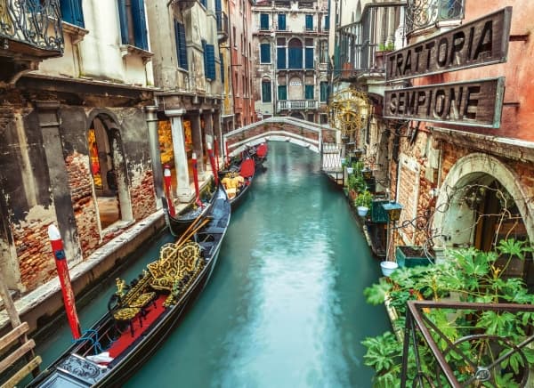 Clementoni High Quality Collection - Venice Canal - puslespill - 1000 deler