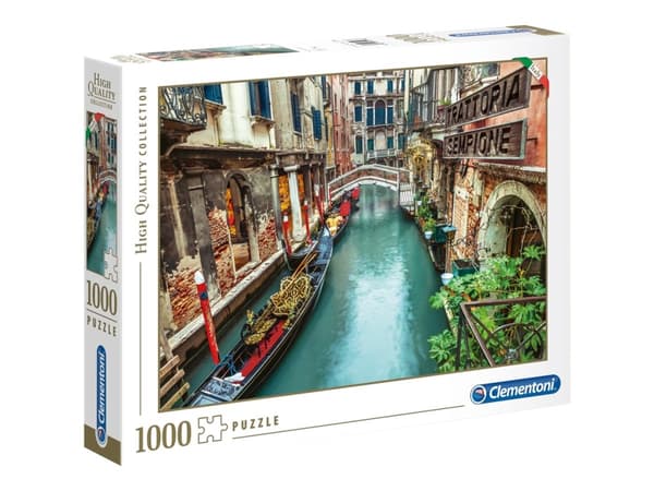 Clementoni High Quality Collection - Venice Canal - puslespill - 1000 deler