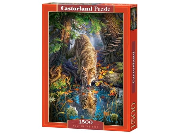 Castorland Wolf in the Wild, 1500 styck, Djur, 9 År