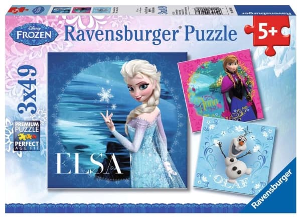 Ravensburger RAVEN. 3x49 EL. Elsa Anna &amp;amp, Olaf