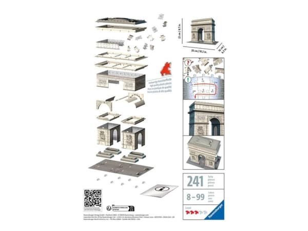 Ravensburger 125142 palapeli 3D-palapeli 216 kpl Rakennukset