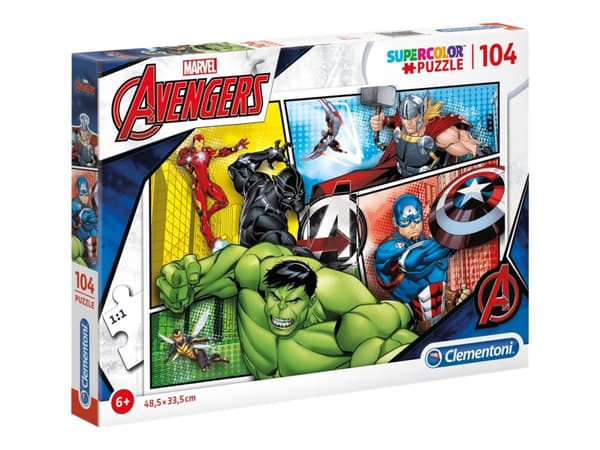 Clementoni SuperColor - Marvel Avengers - puslespill - 104 deler