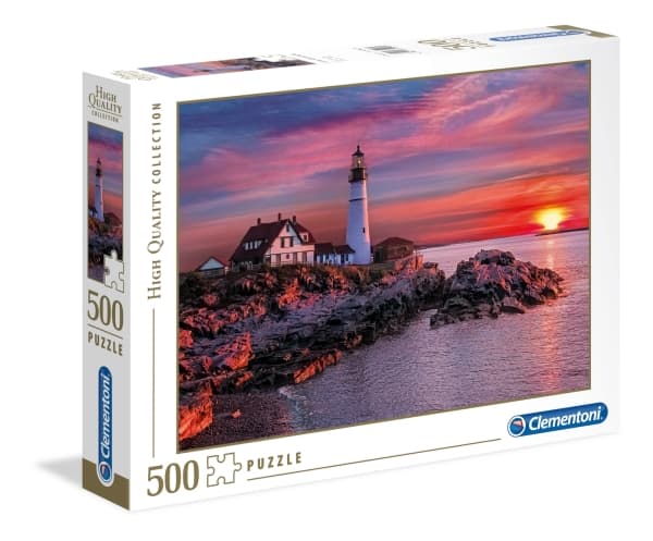 Clementoni High Quality Collection - Portland Head Light - puslespill - 500 deler