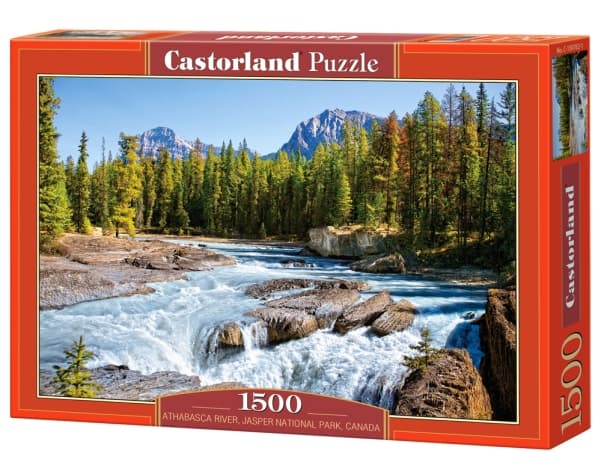 Castorland Athabasca River, Jasper National Park, Canada 1500 pcs, 1500 styck, Liggande, 9 År