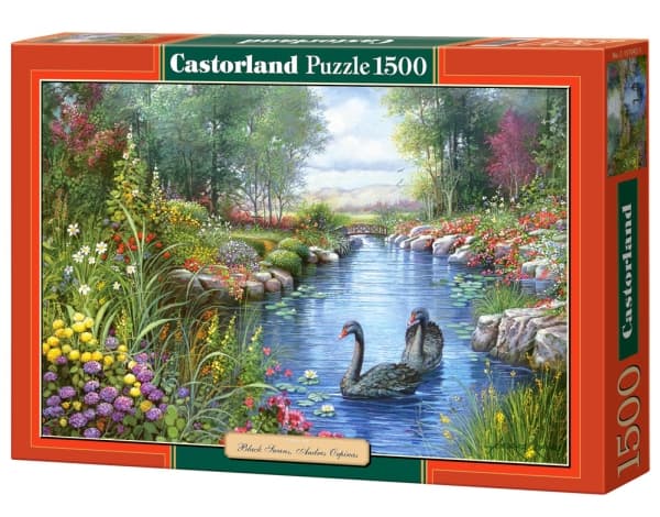Castorland Black Swans, Andres Orpinas 1500 pcs, 1500 stykker, Fe, 9 år
