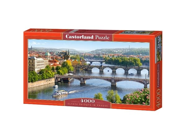 Castorland Vltava Bridges in Prague 4000 pcs, 4000 stykker, By, 9 år