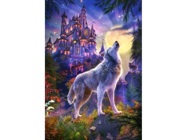 Castorland Wolf Castle, 1000 kpl, Fantasia, 9 vuosi/vuosia