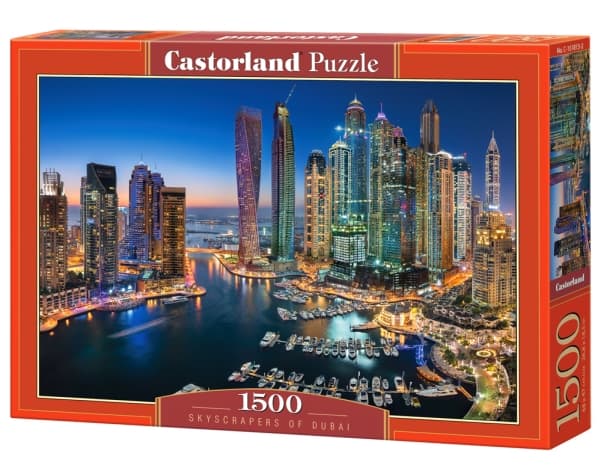 Castorland Skyscrapers of Dubai, 1500 stykker, By, 9 år