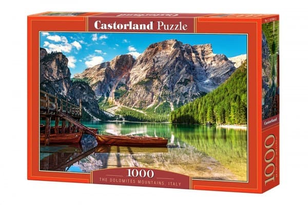 Castorland The Dolomites Mountains, Italy 1000 pcs, 1000 stykker, Landskap, 9 år