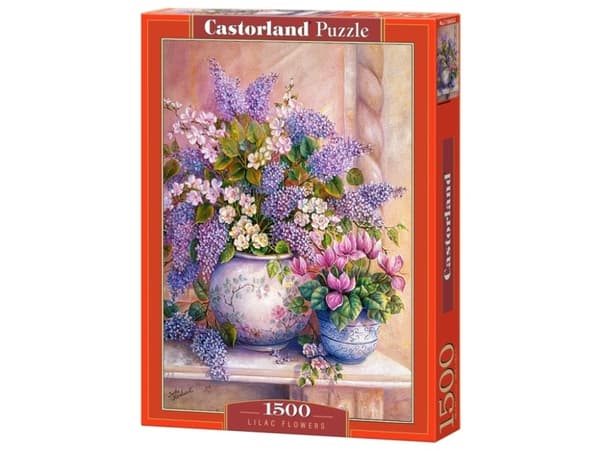 Castorland Lilac Flowers - 1500 pcs, 1500 styck, Flora, 9 År