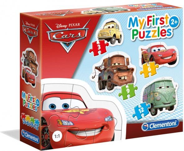 Clementoni Puzzle 3-6-9-12 My First Puzzle Autot (20804) (20804)