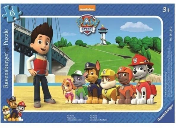 Ravensburger Paw Patrol Pussel 15 styck Tecknade serier
