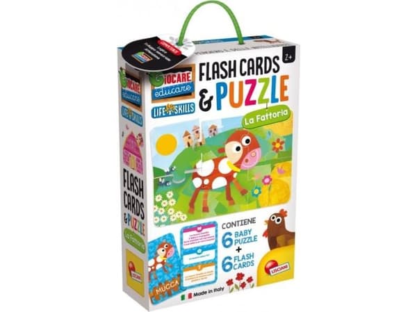 Lisciani Fun and education Children's Puzzles and Flashcards - Farma 72699