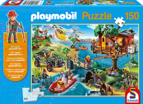 Schmidt Spiele Puzzle Playmobil Treehouse 150 + figurine