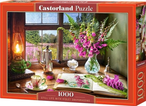 Castorland Still Life with Violet Snapdragons 1000 pcs, 1000 styck, Konst, 9 År