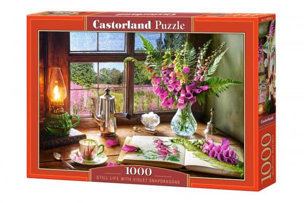 Castorland Still Life with Violet Snapdragons 1000 pcs, 1000 styck, Konst, 9 År