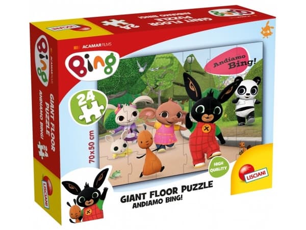 Lisciani Bing Giant Floor 24 - Nu kör vi Bing!
