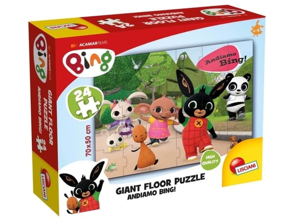 Lisciani Bing Giant Floor 24 - Nu kör vi Bing!
