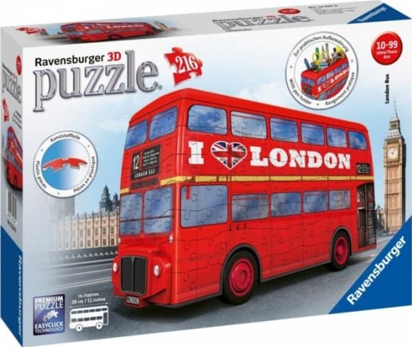 Ravensburger 00.012.534, 216 kpl, Ajoneuvot, 8 vuosi/vuosia