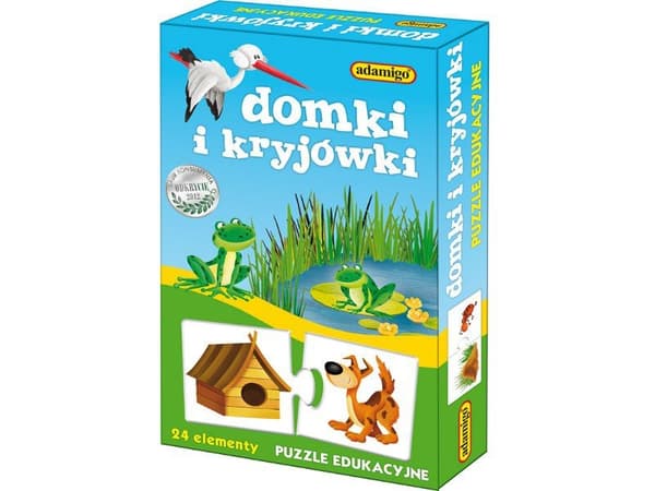 Adamigo Puzzle Educational Houses and Hideouts (6670)