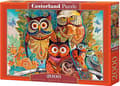 Miniatyrbilde 3 av 4: Castorland Owls 2000 pcs Puslespill 2000 stykker Kunst