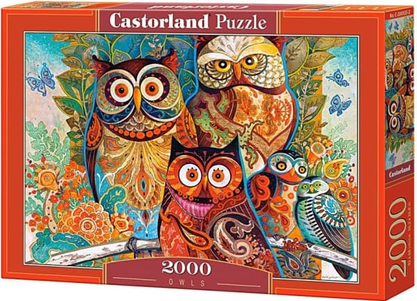 Castorland Owls 2000 pcs Puslespill 2000 stykker Kunst