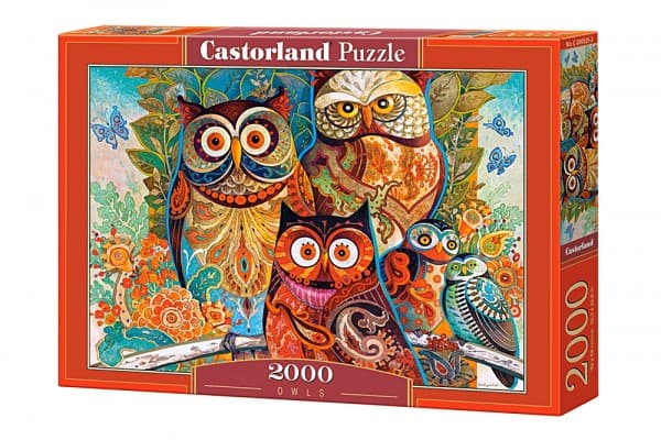 Castorland Owls 2000 pcs Puslespill 2000 stykker Kunst