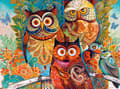 Miniatyrbilde 2 av 4: Castorland Owls 2000 pcs Puslespill 2000 stykker Kunst