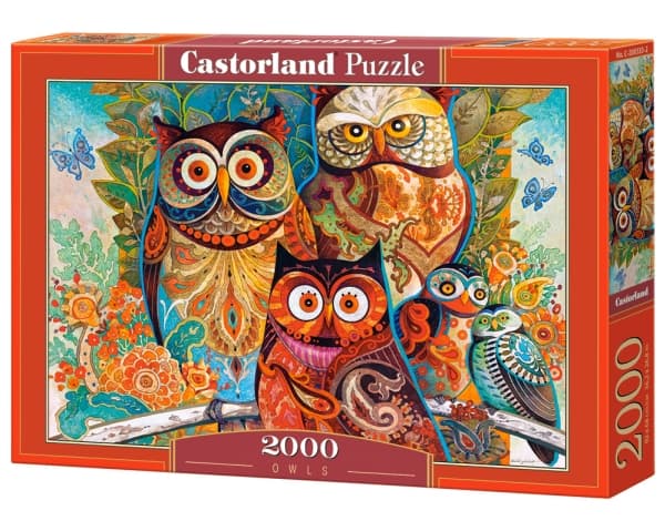 Castorland Owls 2000 pcs Puslespill 2000 stykker Kunst