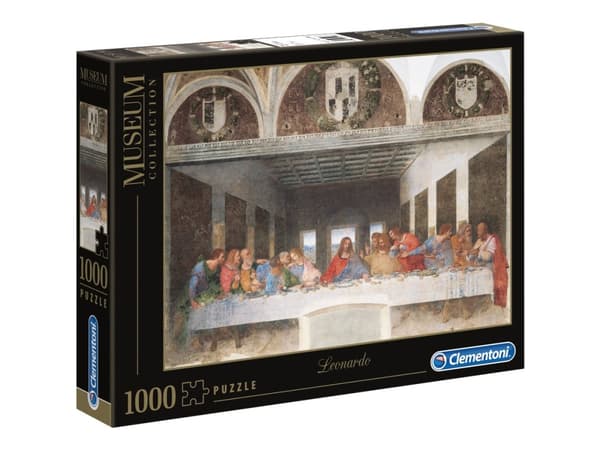 Clementoni-museon kokoelma - Leonardo: Viimeinen ehtoollinen - puslespil - 1000 stykkeriä