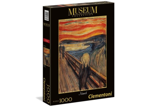 Clementoni Museum Collection - Munch: The Scream - puslespill - 1000 deler