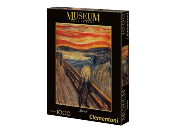 Clementoni Museum Collection - Munch: The Scream - puslespill - 1000 deler