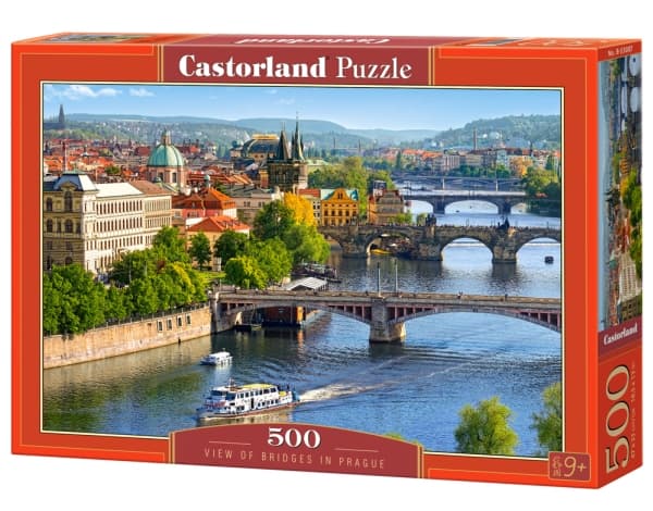 Castorland View of Bridges in Prague 500 pcs Puslespill 500 stykker
