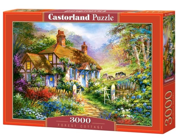 Castorland Forrest cottage 3000 pcs, 3000 styck, Älva, 9 År