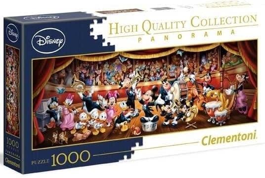 Clementoni High Quality Collection Panorama - Disney Orchestra - puslespill - 1000 deler