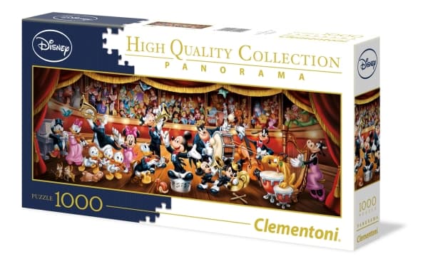 Clementoni High Quality Collection Panorama - Disney Orchestra - puslespill - 1000 deler