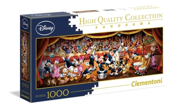 Clementoni High Quality Collection Panorama - Disney Orchestra - puslespill - 1000 deler