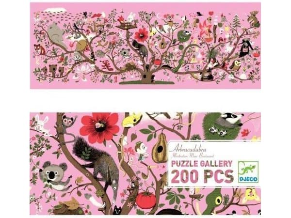 DJECO Gallery Puzzle - Arbracadabra - 200 pezzi, 6 år