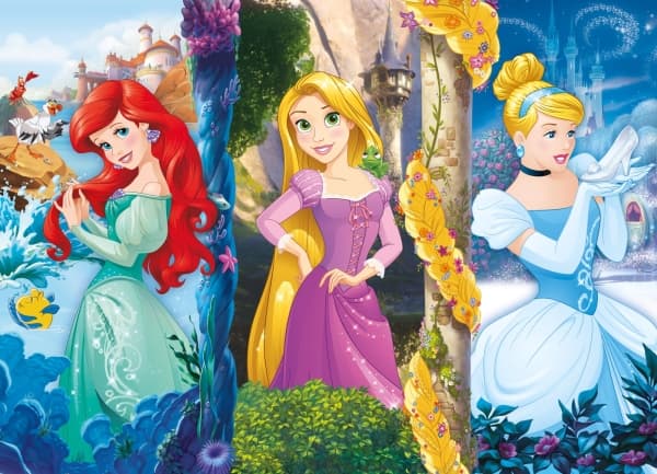 Clementoni Disney Princess, 20 stykker, Tegneserier, 3 år