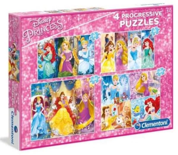 Clementoni Disney Princess, 20 stykker, Tegneserier, 3 år
