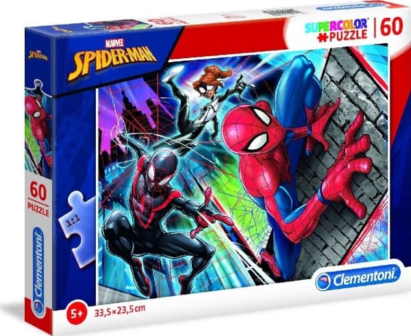 Clementoni SuperColor - Spindelmannen (Marvel) - pussel - 60 delar