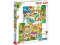 Miniatyrbilde 3 av 3: Clementoni Puslespill 2x60 stk. - Dyrehage