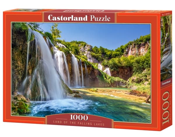Castorland Land of the Falling Lakes, 1000 stykker, Landskap, 9 år