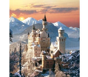 Clementoni High Quality Collection - Neuschwanstein - puslespill - 1500 deler