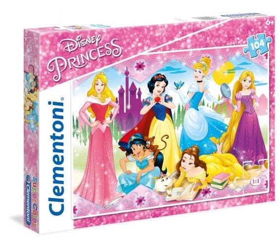 Clementoni Disney Princess, 104 kpl, Sarjakuvat, 6 vuosi/vuosia