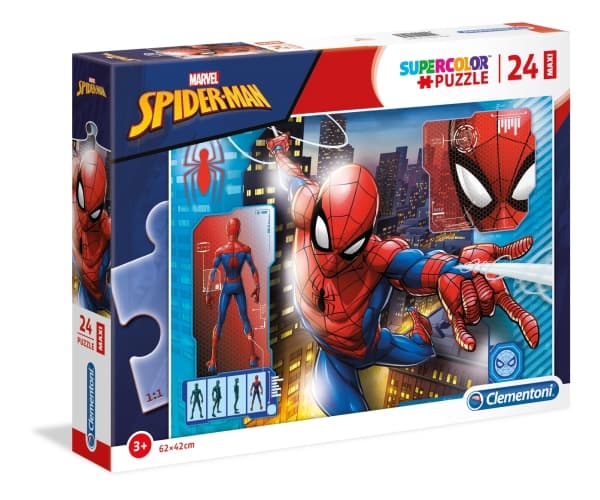Clementoni Spider-Man, 24 kpl, Sarjakuvat, 3 vuosi/vuosia