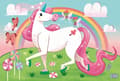 Miniatyrbilde 2 av 4: Clementoni I Believe in Unicorns, 104 stykker, Tegneserier, 6 år