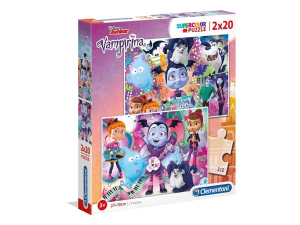 Clementoni puslespill 2x20 Vampirina (07033)
