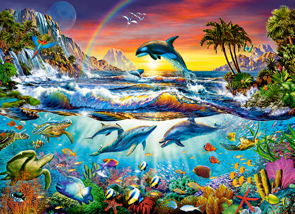 Castorland Paradise Cove 300 pcs Pussel 300 styck Flora