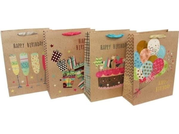 Benjamin Flat medium birthday eco bag